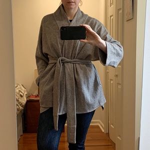 Hackwith Design Gray Kimono Cardigan
